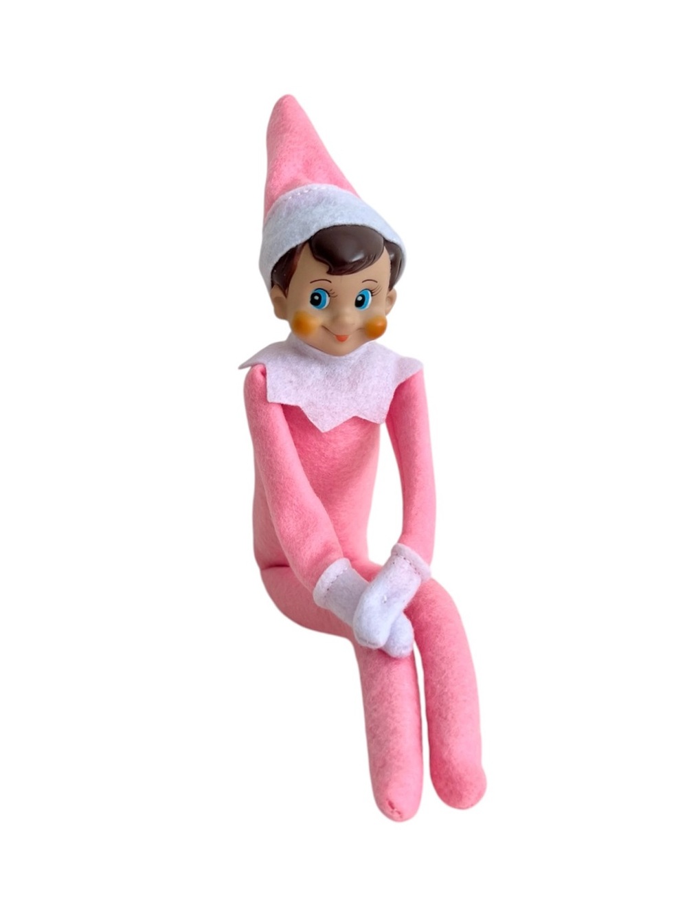 Pink Christmas doll
